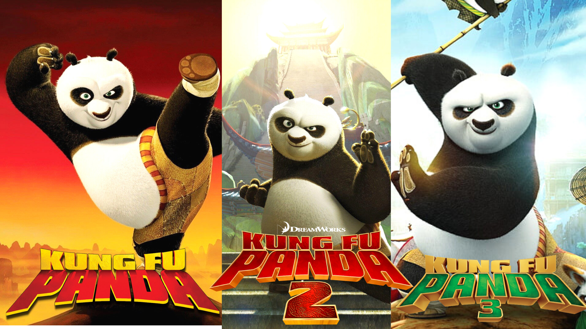 Kung Fu Panda 1, 2, 3, Full Reaction Re Upload!
