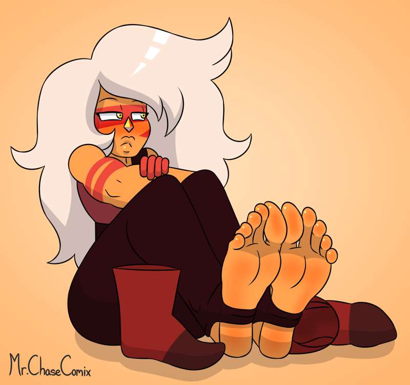 "Jasper Feeties Remake" by mrchasecomix from Patreon Kemono.