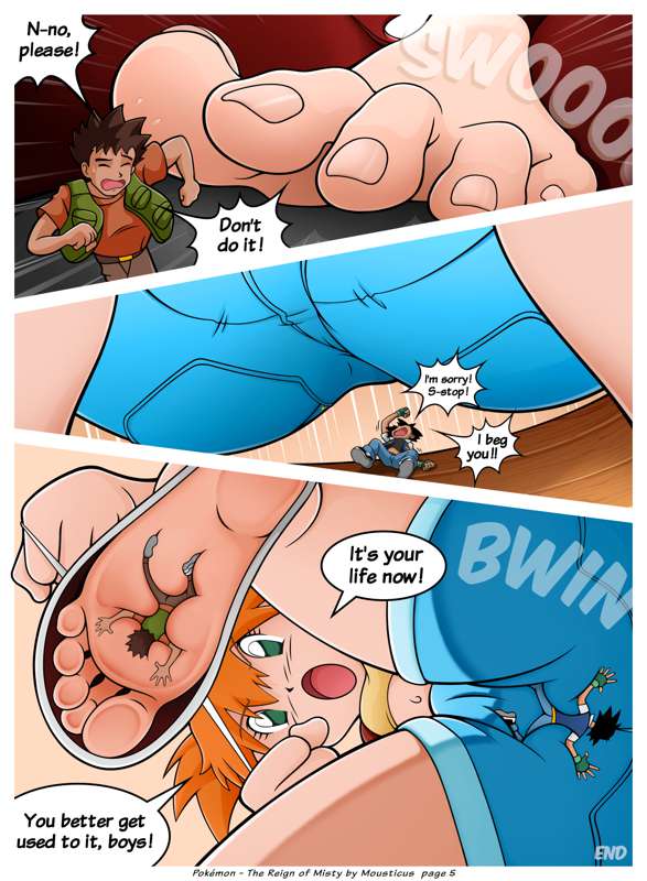 "POKÉMON : The reign of Misty - page 5/5" by mousticus from Patre...